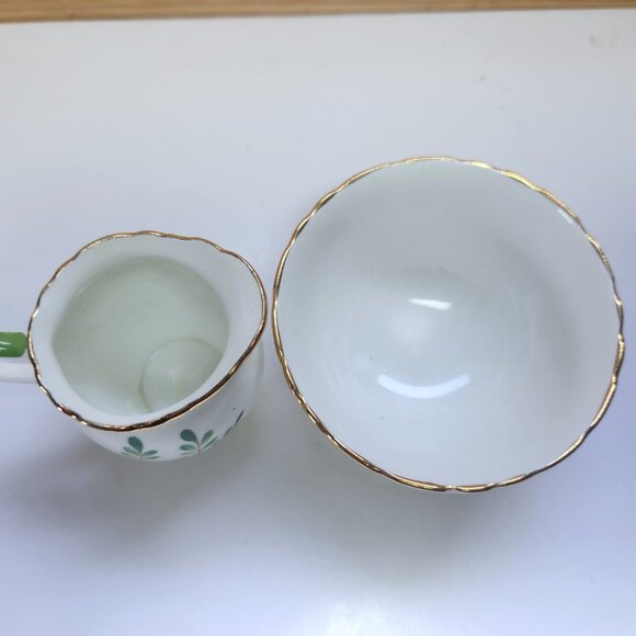 Sutherland Sugar Bowl and Creamer Set Floral Made in England Vintage - Picture 3 of 11